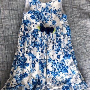 Blue Floral Dress